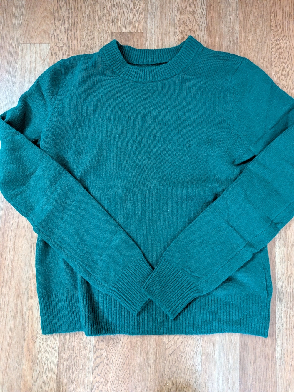 GAP Women's Crewneck Sweater - Emerald Green/Teal